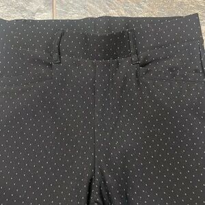 Black Pants with Polka Dots